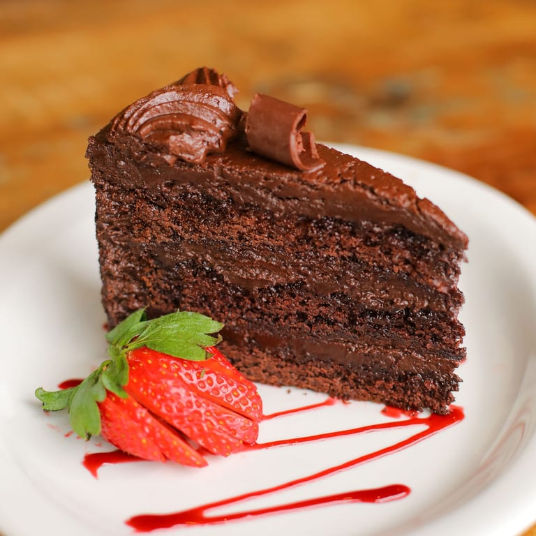 Delicious Chocolate Cake Awaits