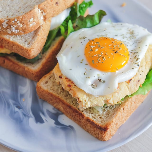 Egg & Cheese Sandwich.