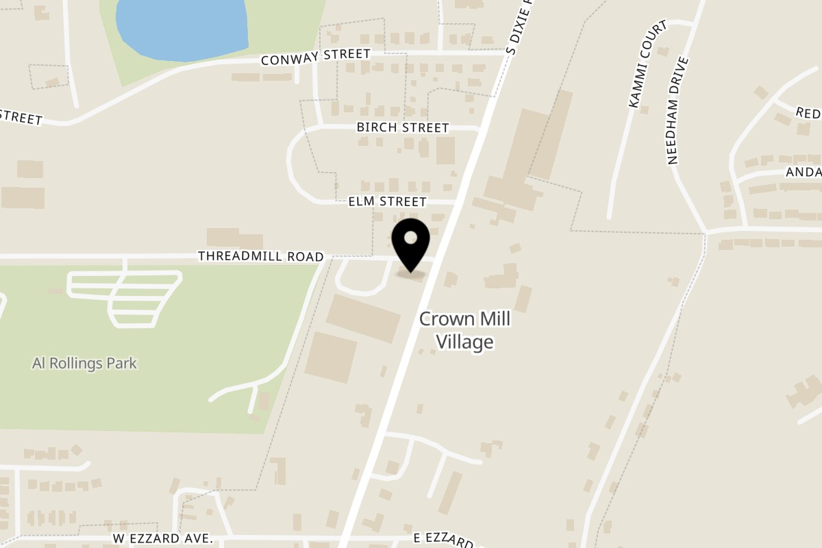 Map showing the location of Kelly's Restaurant on 1700 S Dixie Hwy in Dalton